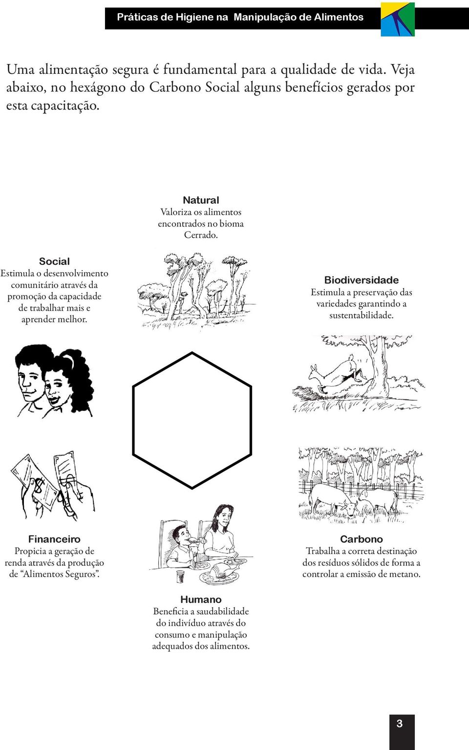 Social Estimula o desenvolvimento comunitário através da promoção da capacidade de trabalhar mais e aprender melhor.