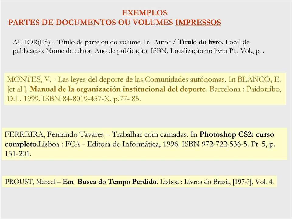 In BLANCO, E. [et al.]. Manual de la organización institucional del deporte. Barcelona : Paidotribo, D.L. 1999. ISBN 84-8019-457-X. p.77-85.