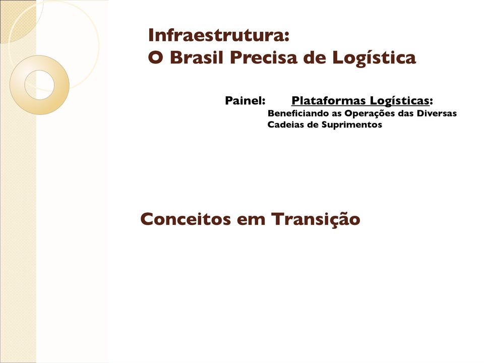 Logísticas: Benefciando as Operações