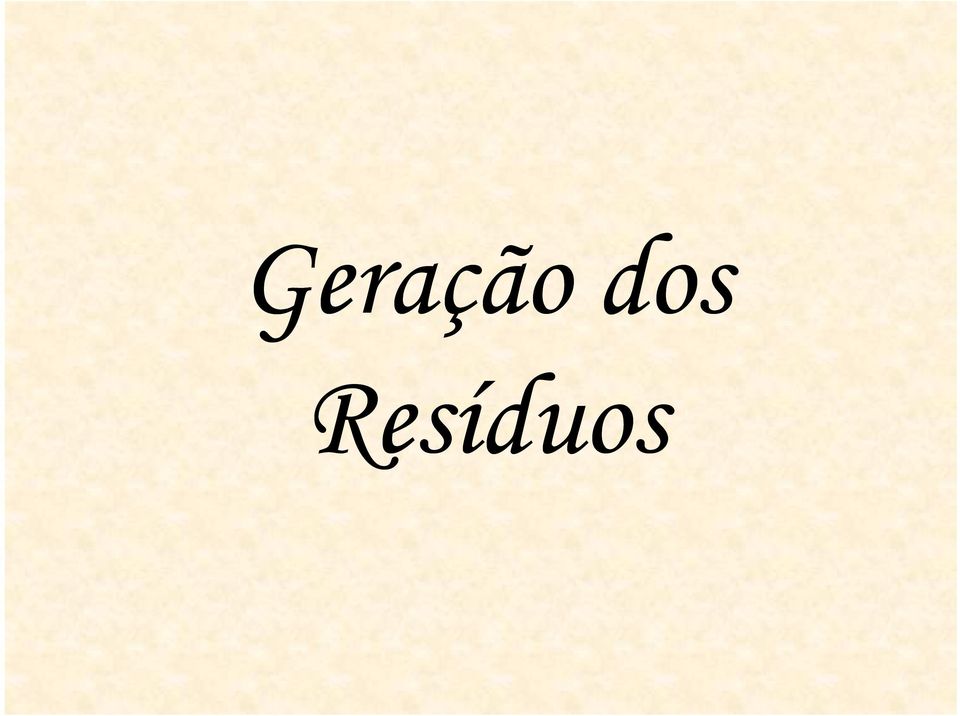 Resíduos