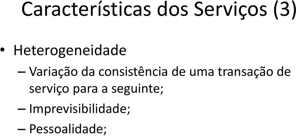 consistência de uma transação de