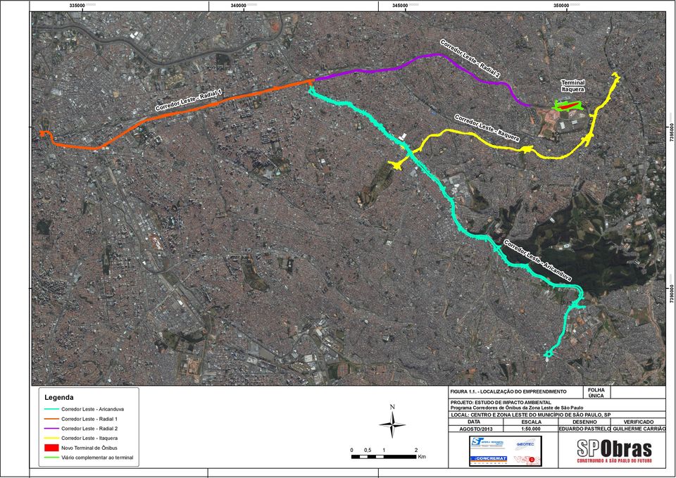 Itaquera Viário complementar ao terminal rl es FIGURA 1.