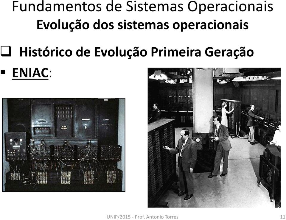 Geração ENIAC: