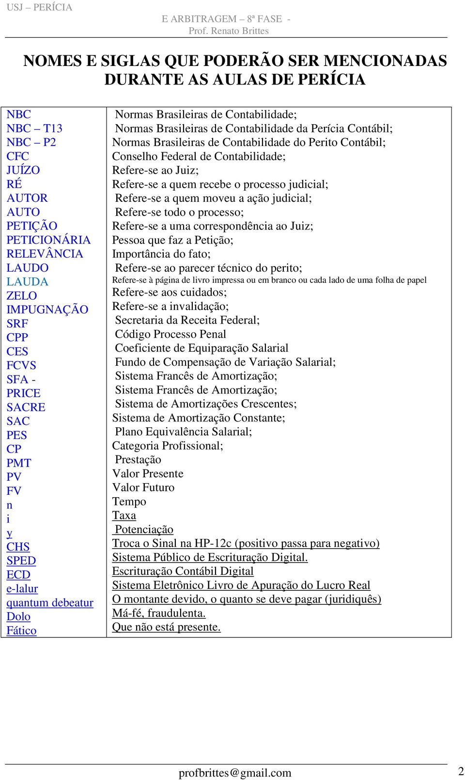 Brasileiras de Contabilidade do Perito Contábil; Conselho Federal de Contabilidade; Refere-se ao Juiz; Refere-se a quem recebe o processo judicial; Refere-se a quem moveu a ação judicial; Refere-se