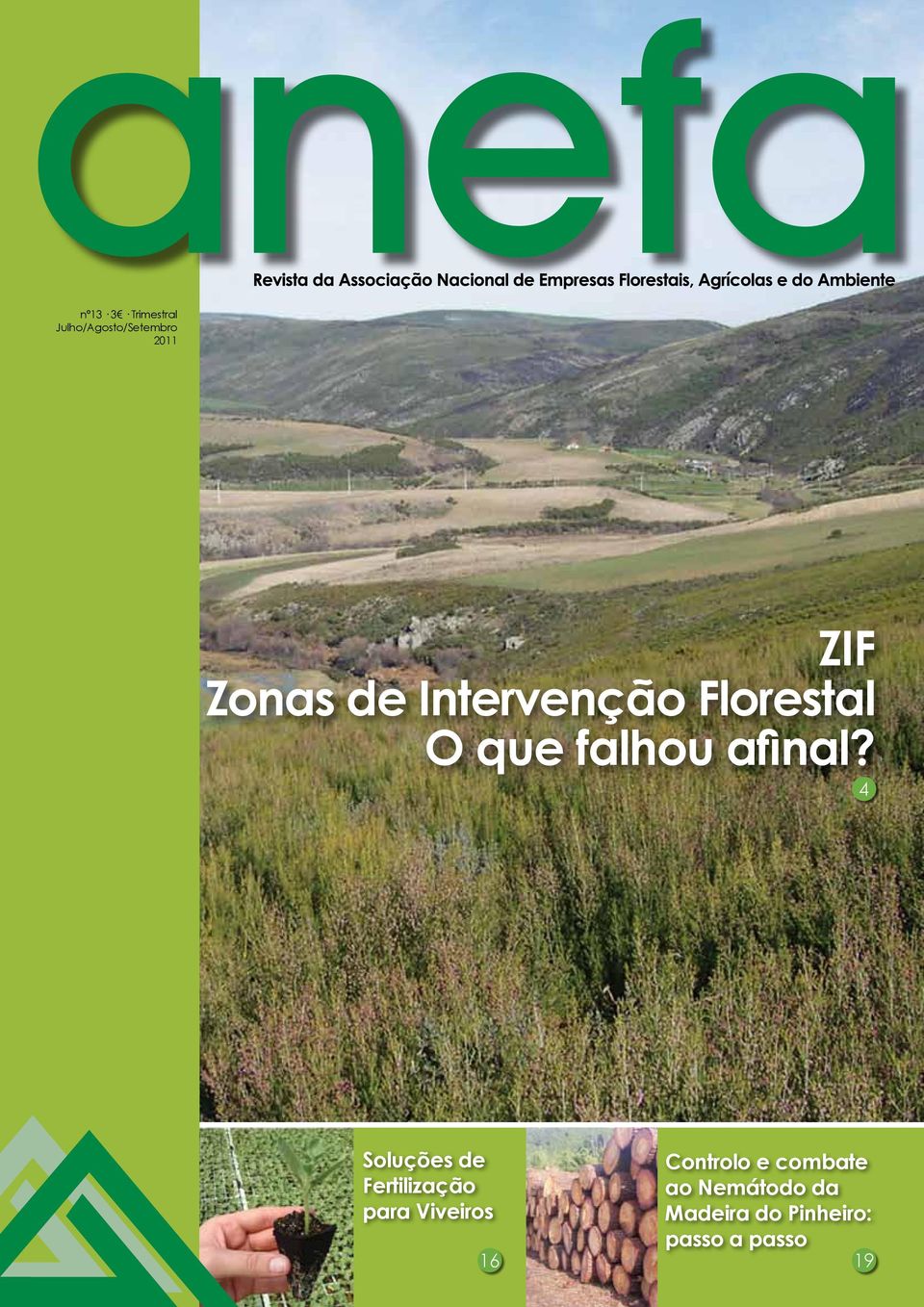 4 Soluções de Fertilização para Viveiros 16 Controlo