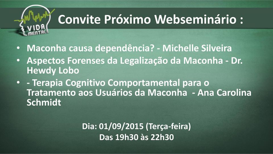 Hewdy Lobo - Terapia Cognitivo Comportamental para o Tratamento aos