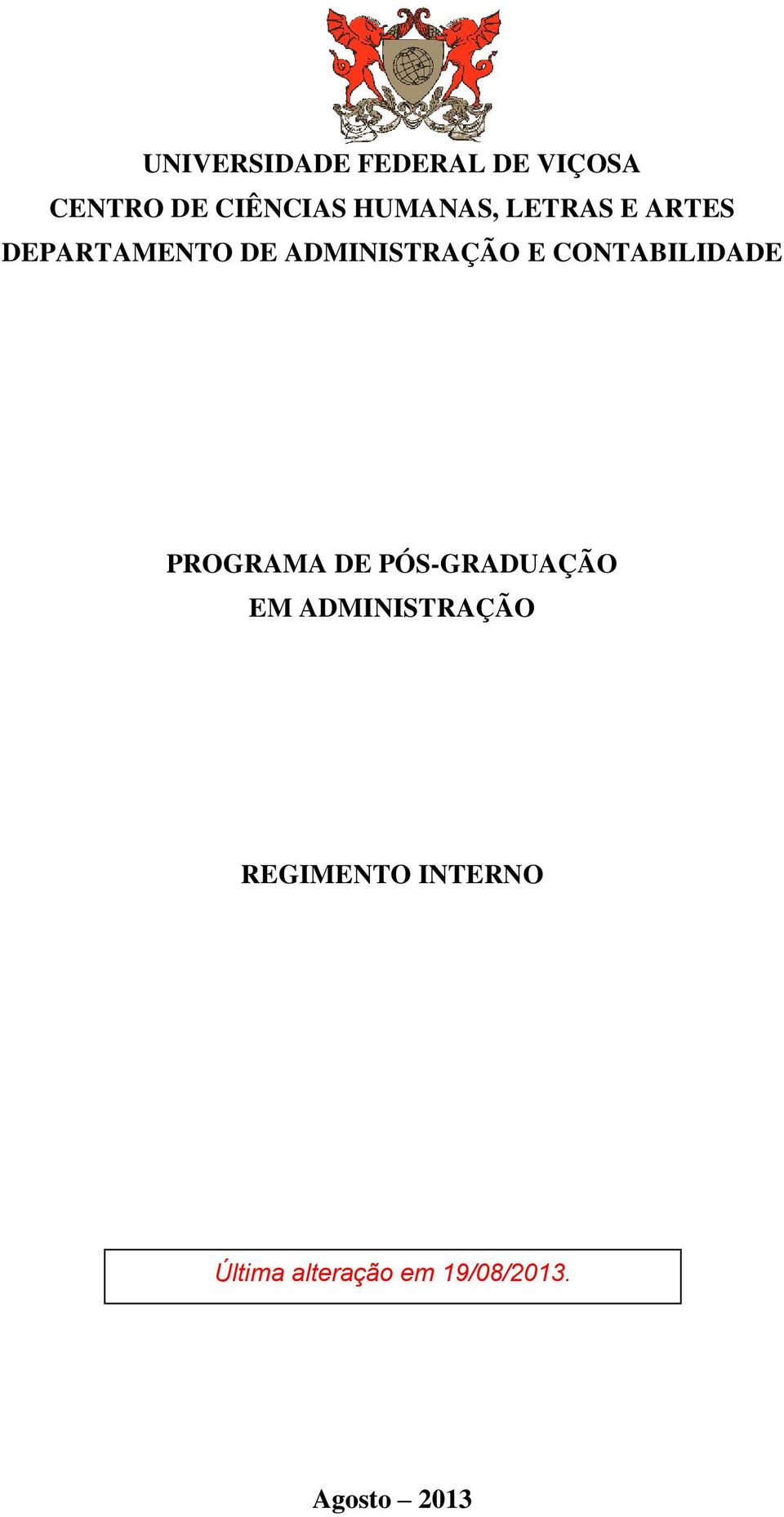 CONTABILIDADE PROGRAMA DE PÓS-GRADUAÇÃO EM