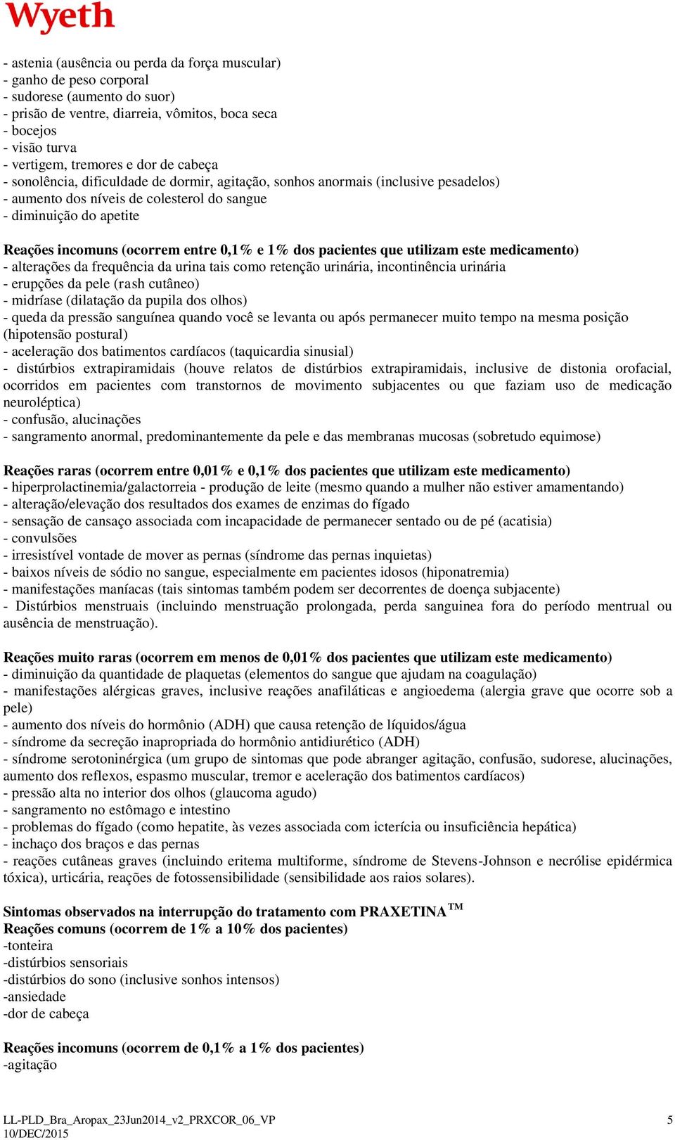 0,1% e 1% dos pacientes que utilizam este medicamento) - alterações da frequência da urina tais como retenção urinária, incontinência urinária - erupções da pele (rash cutâneo) - midríase (dilatação