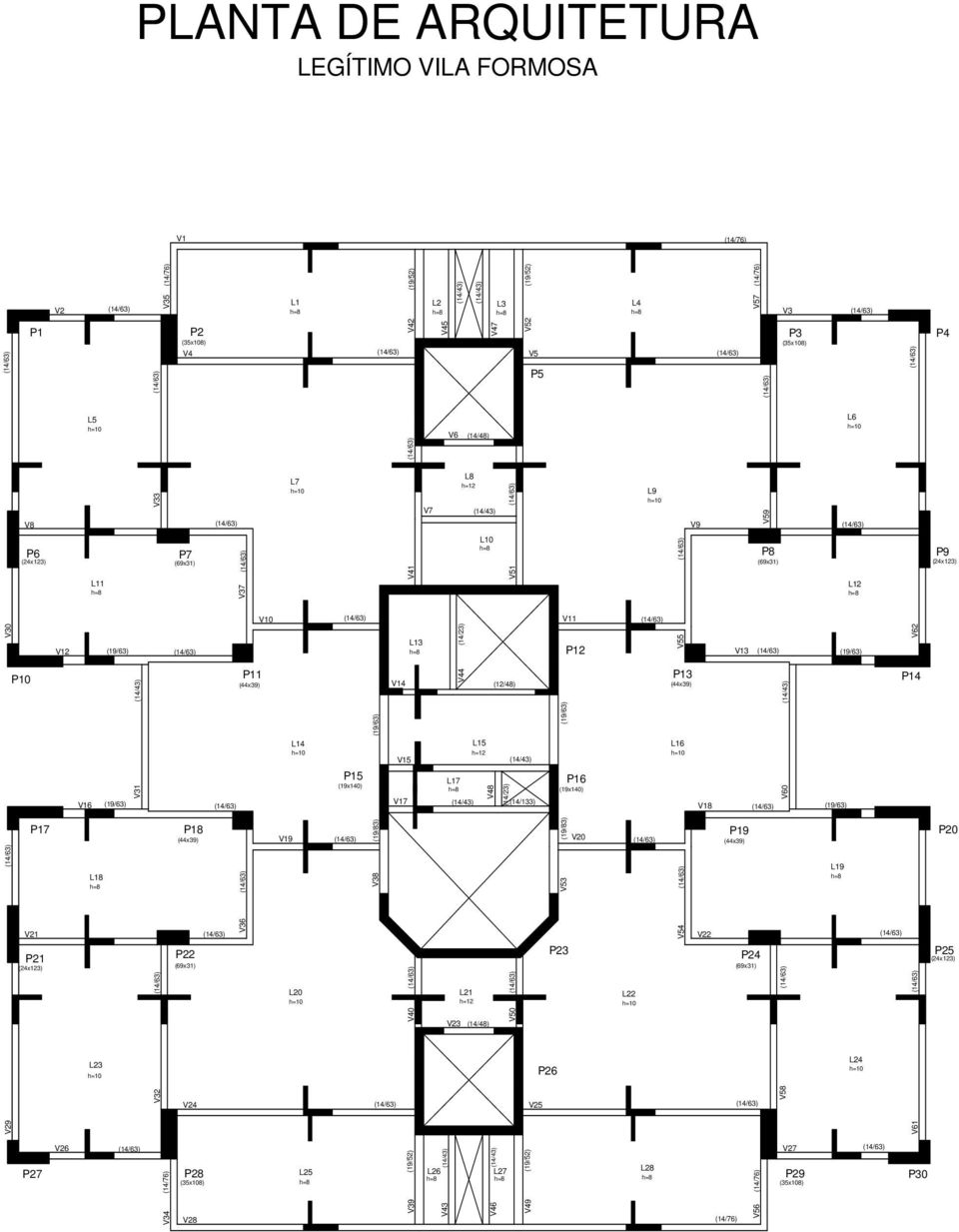 (14/63) V14 V41 (14/63) V15 V17 V42 (19/52) L13 V40 (14/63) L2 V45 (14/43) V6 (14/48) V7 (14/43) V44 (14/23) L17 L8 h=12 (14/43) L21 h=12 (14/43) L15 h=12 V48 V23 (14/48) V47 L10 L3 V51 (14/63)