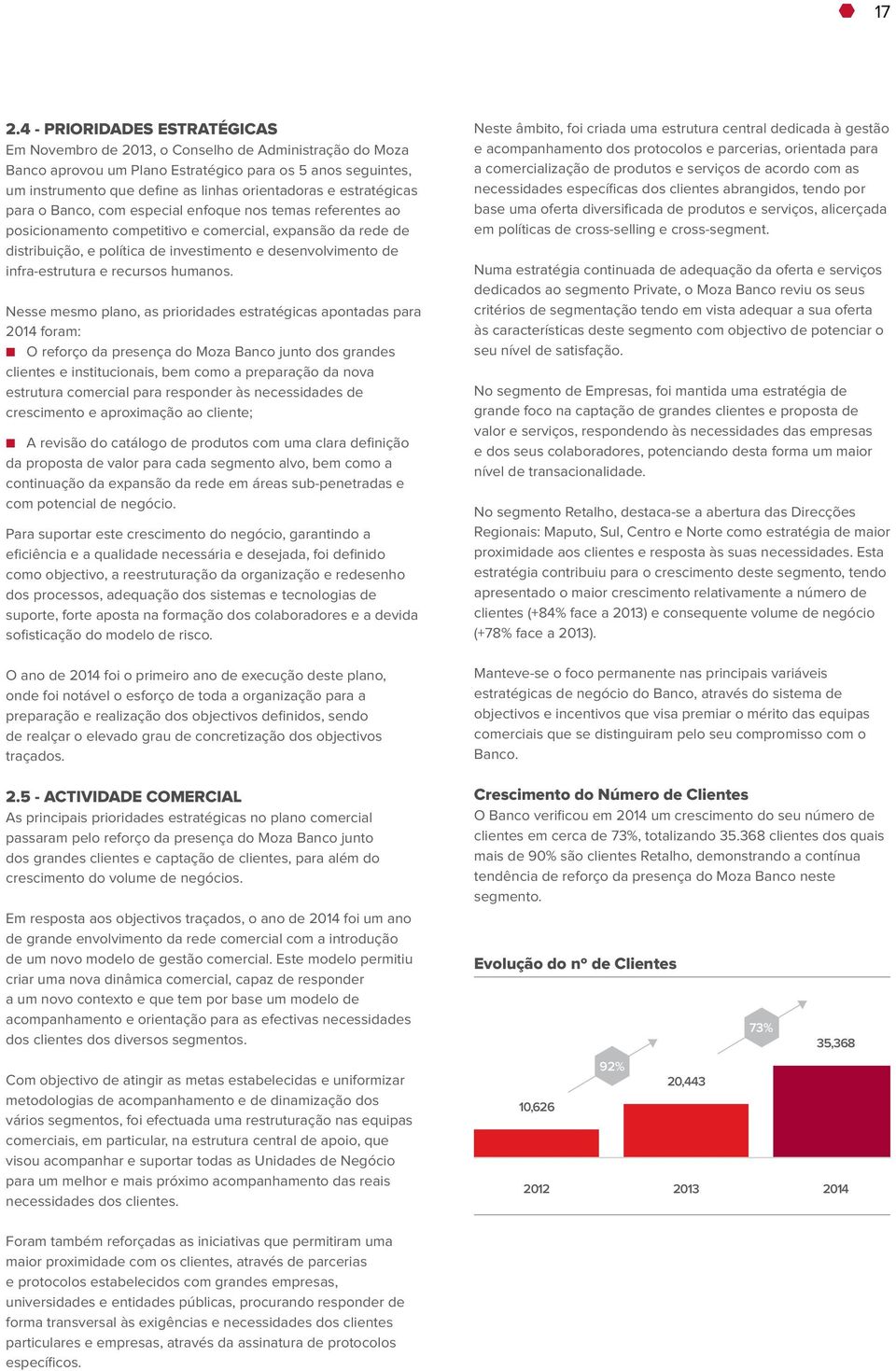 desenvolvimento de infra-estrutura e recursos humanos.