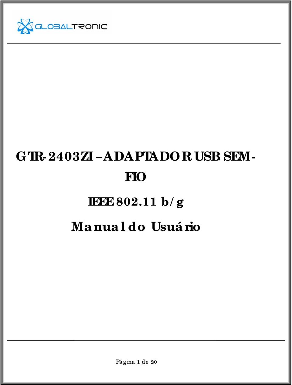 802.11 b/g Manual do