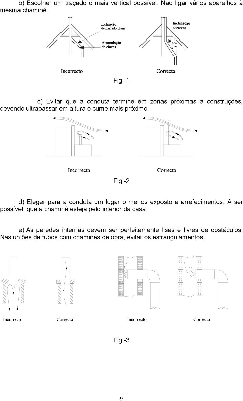 -2 d) Eleger para a conduta um lugar o menos exposto a arrefecimentos.