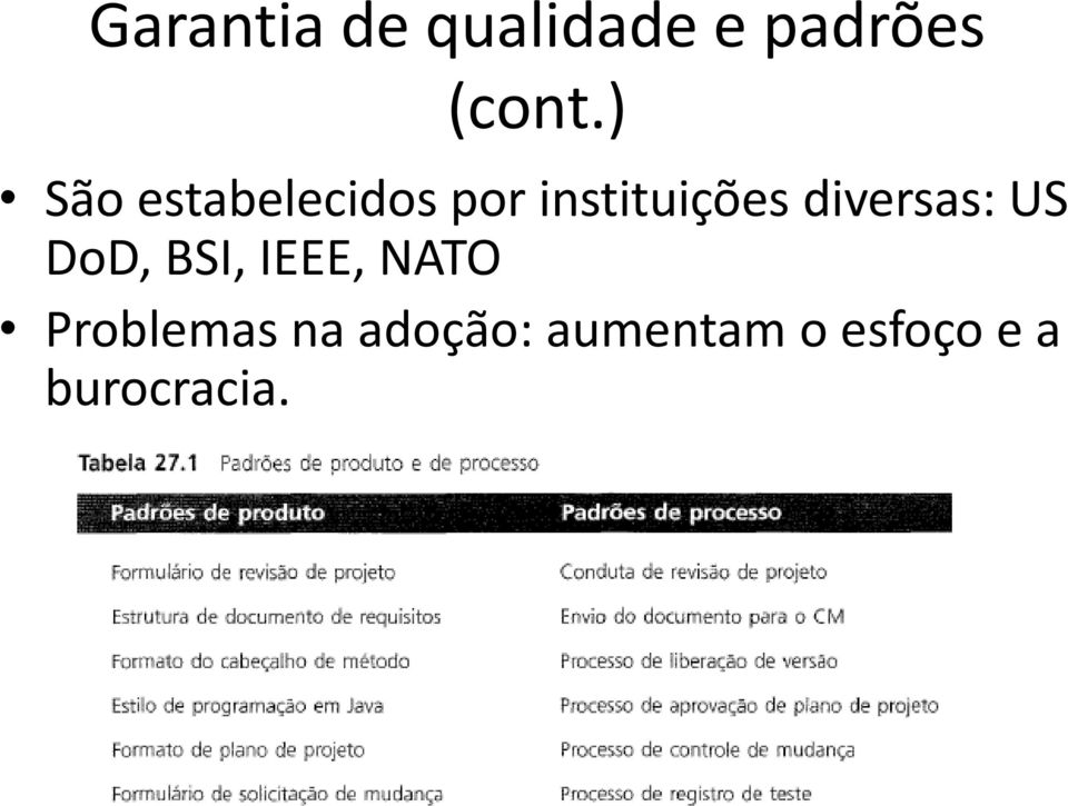 diversas: US DoD, BSI, IEEE, NATO