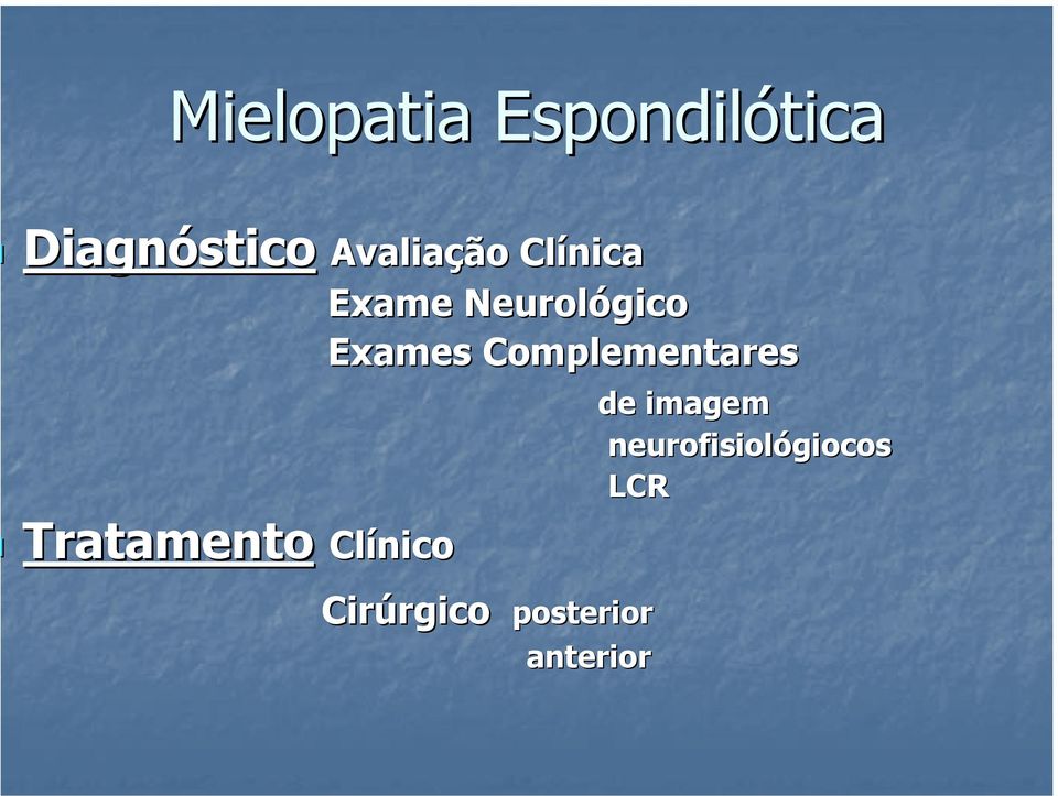 Complementares Tratamento Clínico Cirúrgico