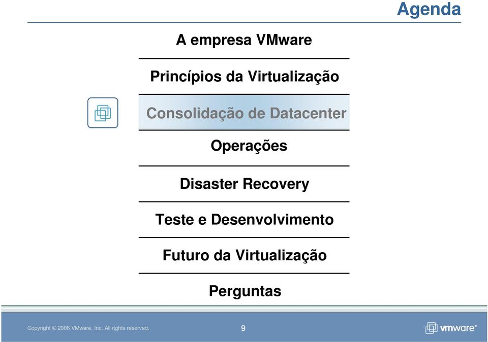 Operações Disaster Recovery Teste e