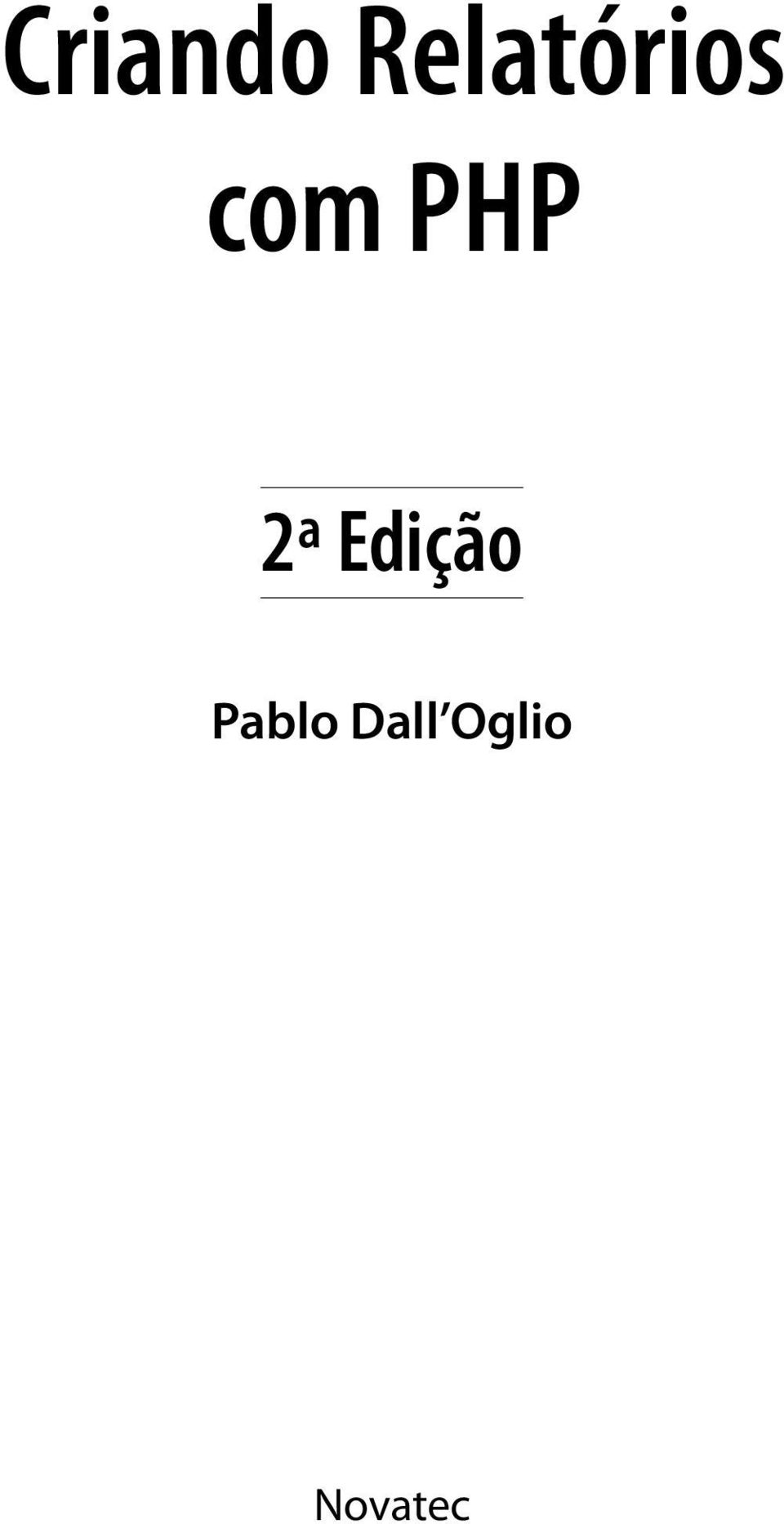 PHP 2a Edição