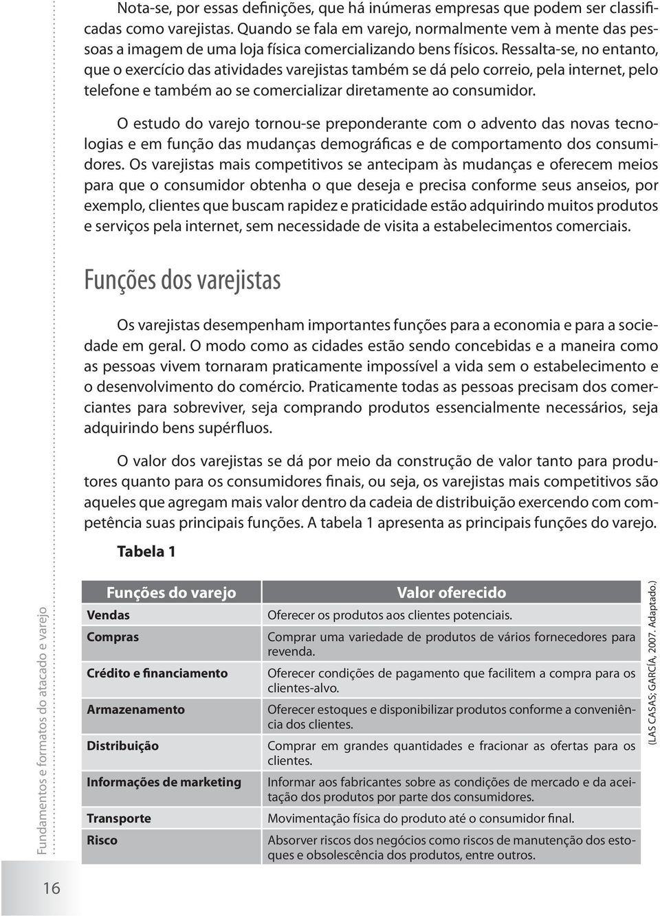 Ressalta-se, no entanto, que o exercício das atividades varejistas também se dá pelo correio, pela internet, pelo telefone e também ao se comercializar diretamente ao consumidor.