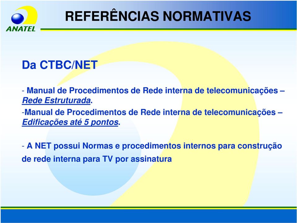 -Manual de Procedimentos de Rede interna de telecomunicações Edificações