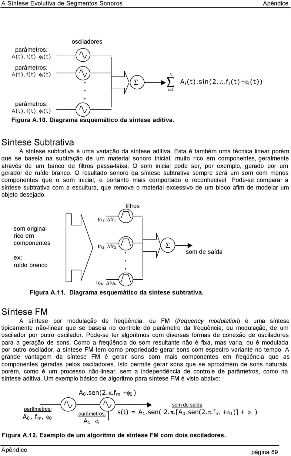 Esta é também uma técnica linear porém que se baseia na subtração de um material sonoro inicial, muito rico em componentes, geralmente através de um banco de filtros passa-faixa.