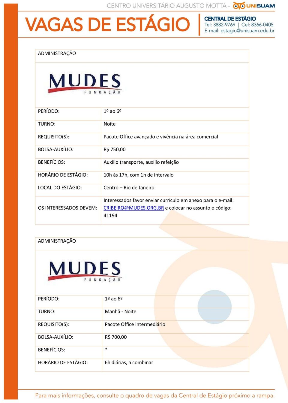 anexo para o e mail: CRIBEIRO@MUDES.ORG.