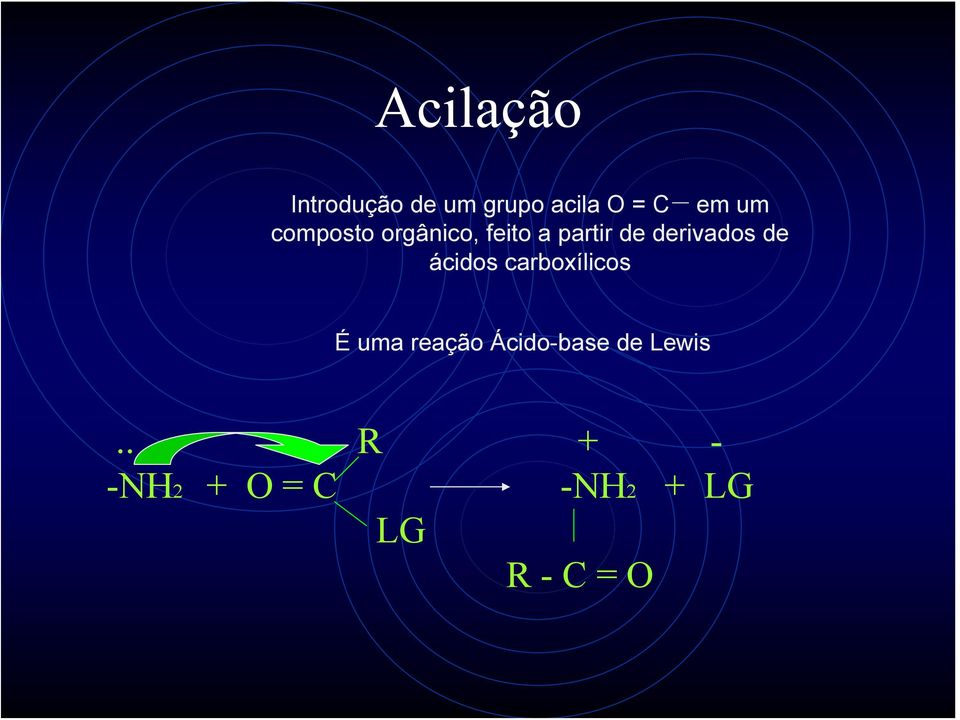 derivados de ácidos carboxílicos É uma reação