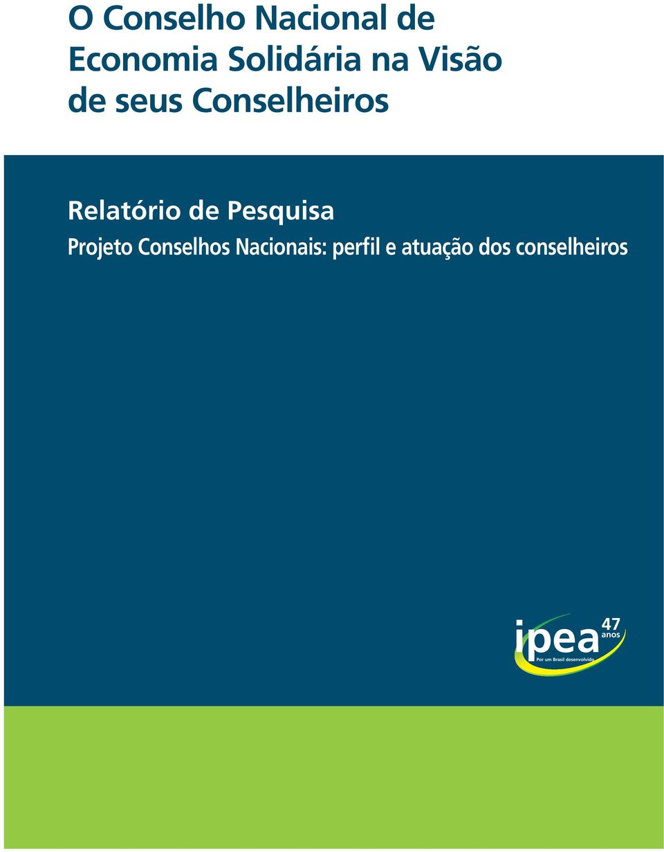 Conselheiros Relatório de Pesquisa