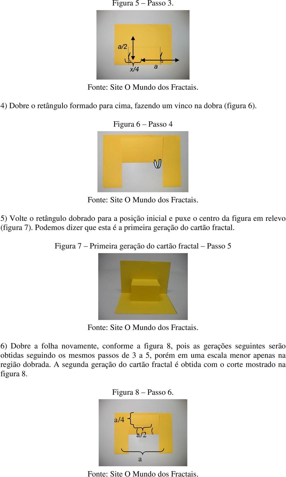 Podemos dizer que esta é a primeira geração do cartão fractal.