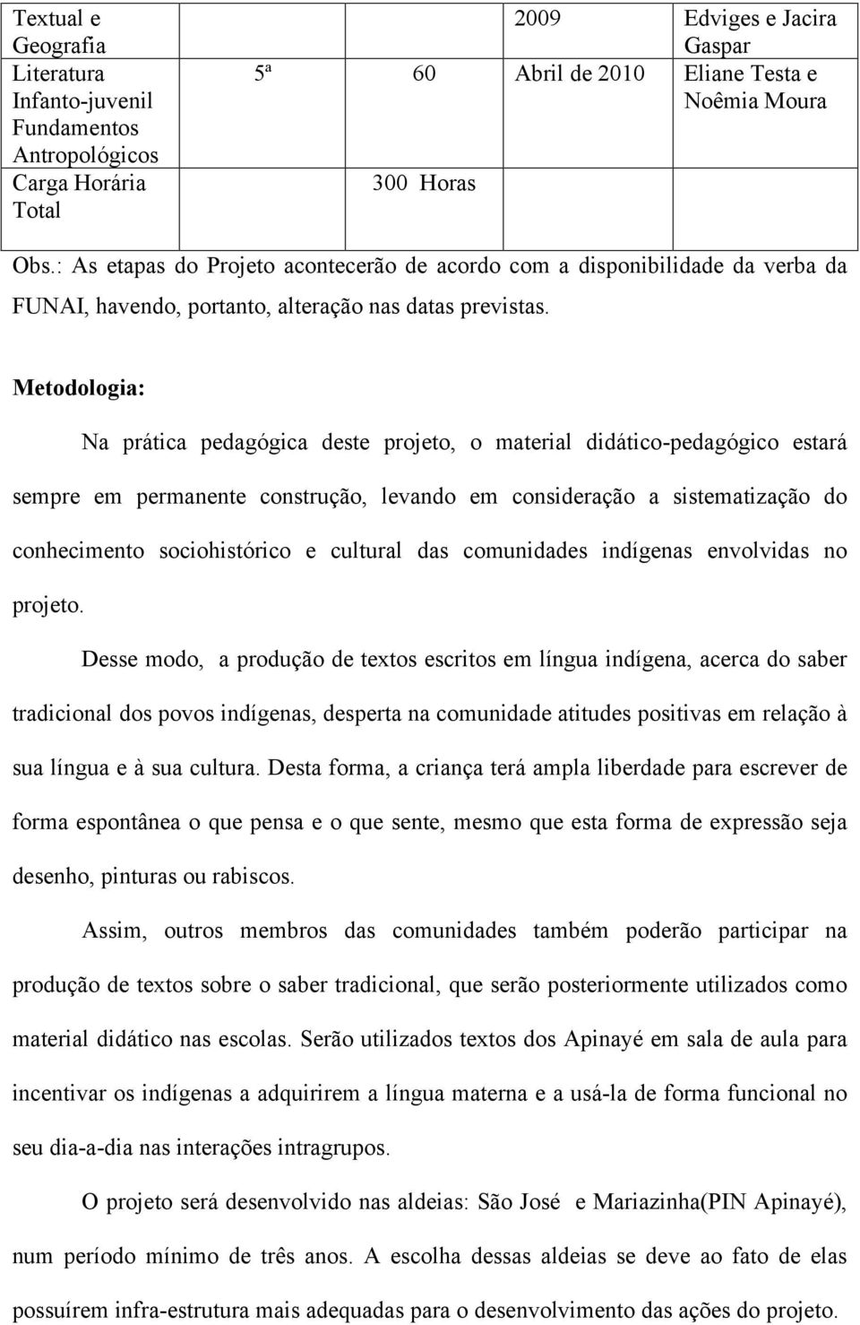 Metodologia: Na prática pedagógica deste projeto, o material didático-pedagógico estará sempre em permanente construção, levando em consideração a sistematização do conhecimento sociohistórico e