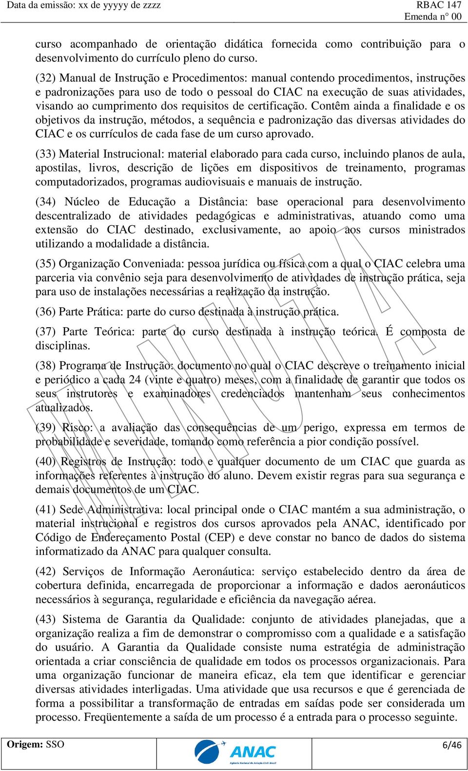 requisitos de certificação.