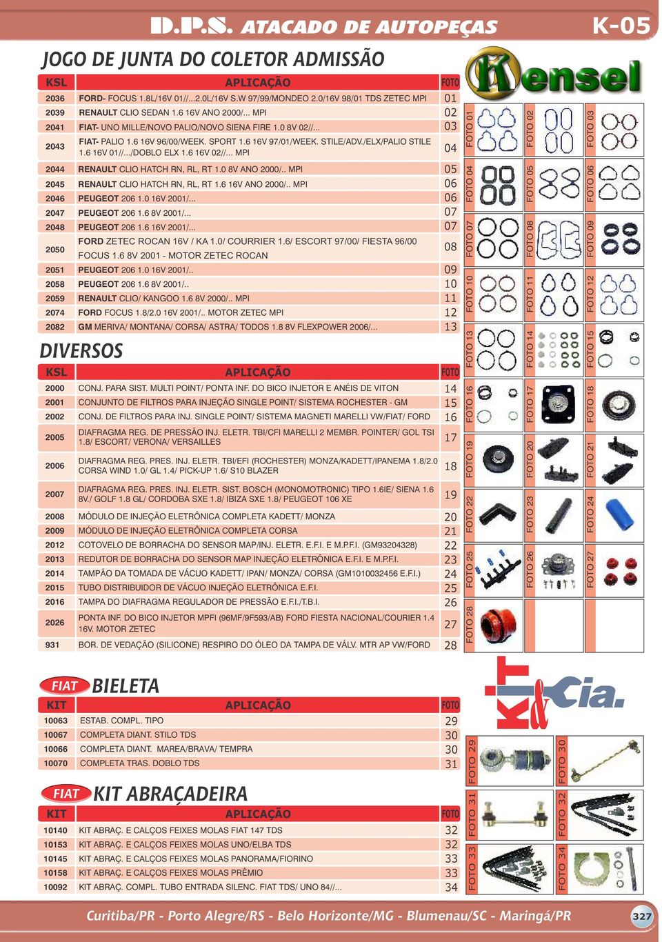 . MPI PEUGEOT 2 1.0 V /... PEUGEOT 2 1.6 8V /... PEUGEOT 2 1.6 V /... ZETEC ROCAN V / KA 1.0/ COURRIER 1.6/ ESCORT 97/00/ FIESTA 96/00 FOCUS 1.6 8V - MOTOR ZETEC ROCAN 21 PEUGEOT 2 1.0 V /.. PEUGEOT 2 1.6 8V /.. RENAULT CLIO/ KANGOO 1.