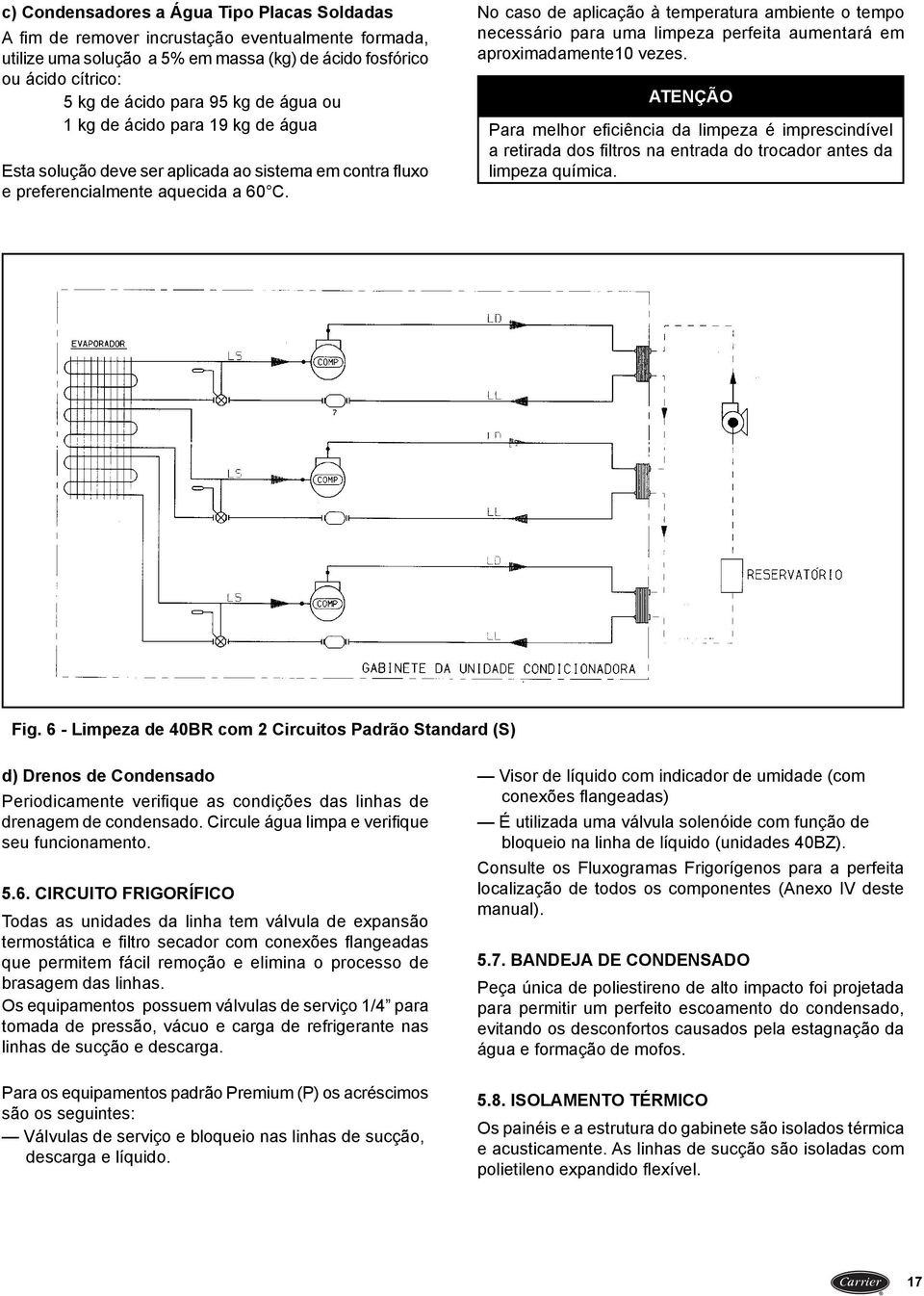 No caso de aplicação à temperatura ambiente o tempo necessário para uma limpeza perfeita aumentará em aproximadamente10 vezes.