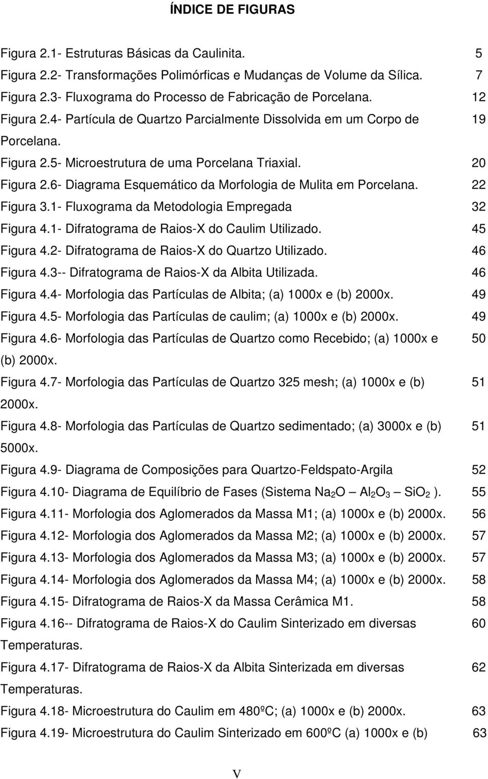 20 Figura 2.6- Diagrama Esquemático da Morfologia de Mulita em Porcelana. 22 Figura 3.1- Fluxograma da Metodologia Empregada 32 Figura 4.1- Difratograma de Raios-X do Caulim Utilizado. 45 Figura 4.