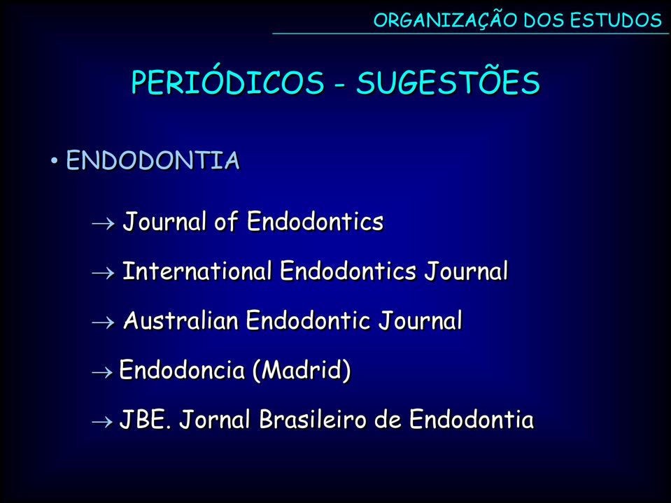 Journal Australian Endodontic Journal