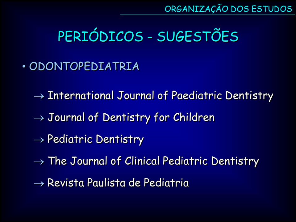 for Children Pediatric Dentistry The Journal of