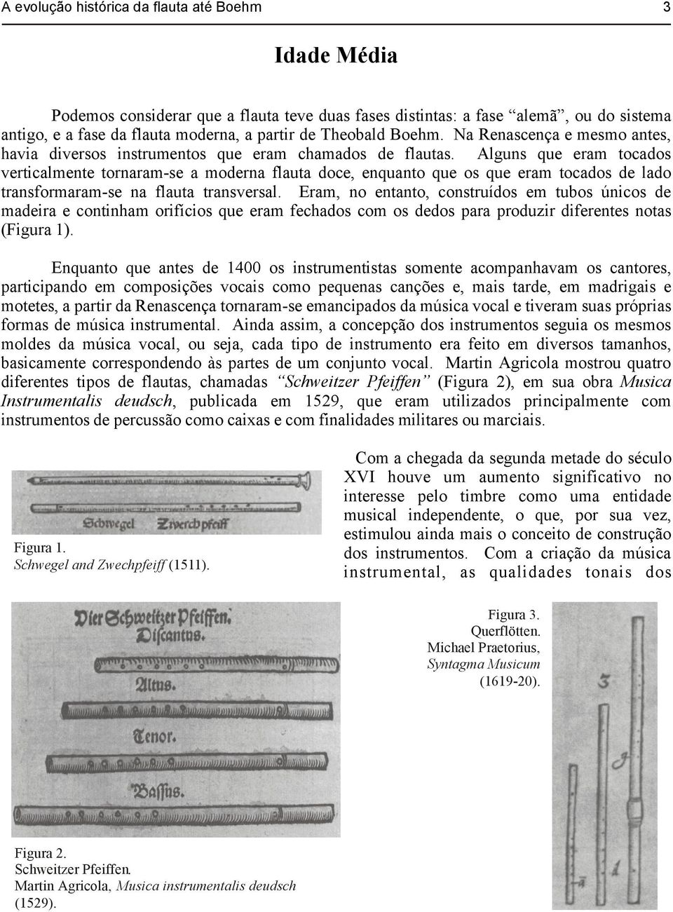 Alguns que eram tocados verticalmente tornaram-se a moderna flauta doce, enquanto que os que eram tocados de lado transformaram-se na flauta transversal.