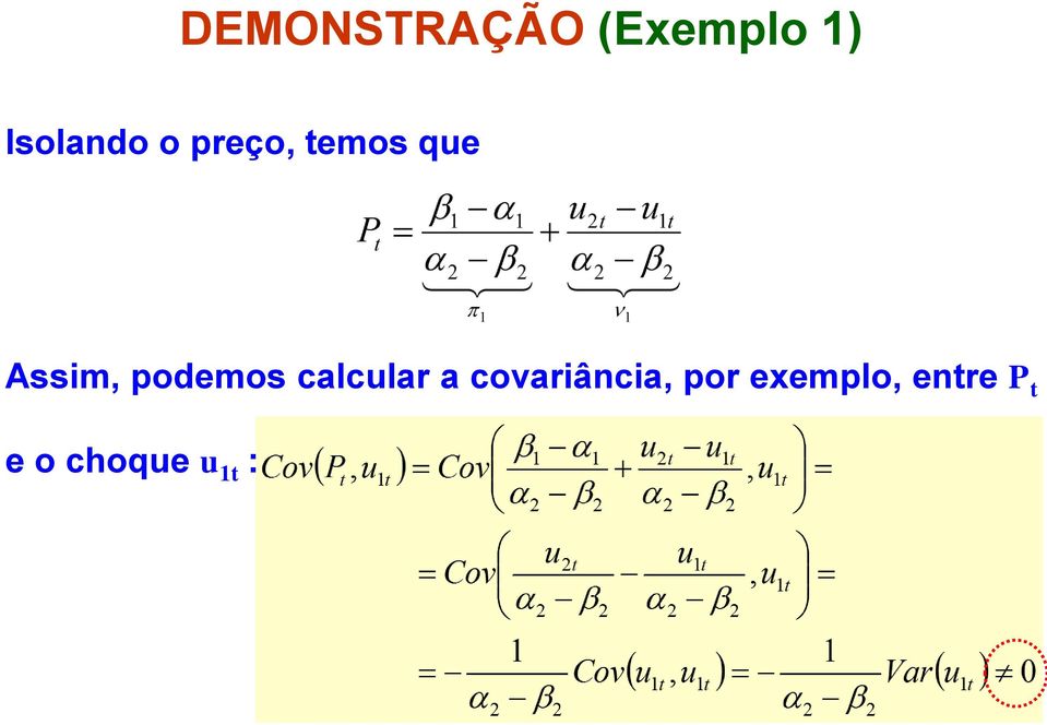 Assim, podemos calcular a