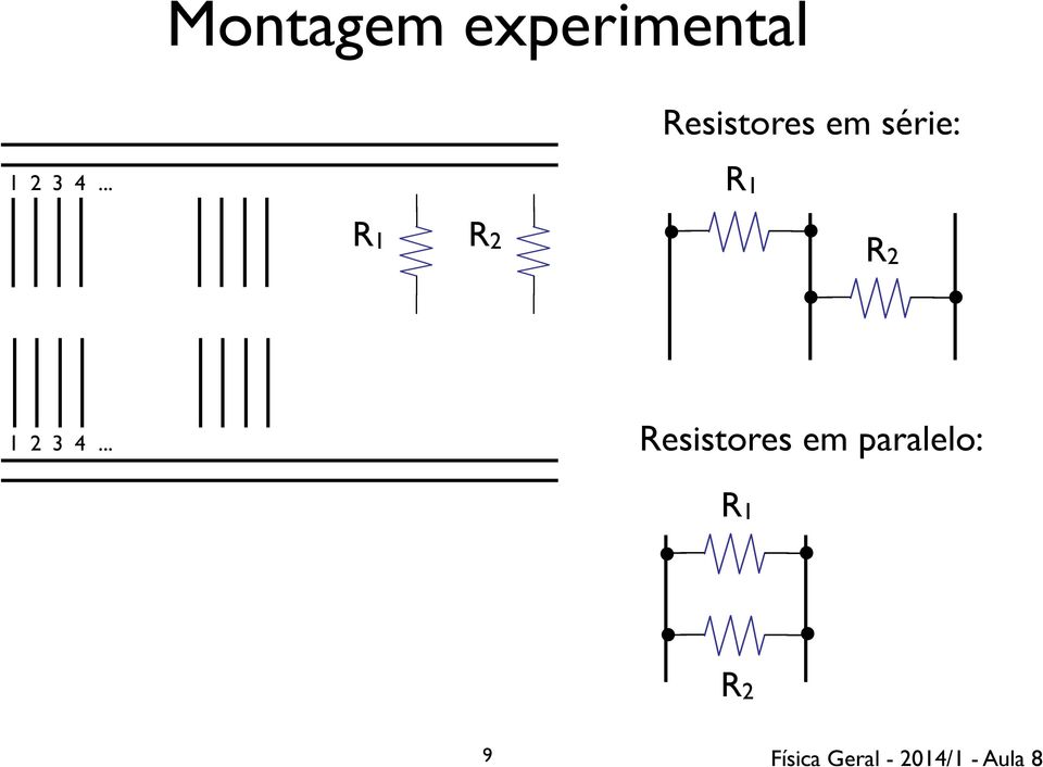 .. The Easy Way Montagem Replace the bulb experimental with a Replace the bulb with a the bulb bulb with Replace with a a the bulb with a discrete resistor resistor discrete resistor discrete
