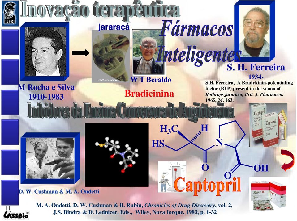 Ferreira, A Bradykinin-potentiating factor (BFP) present in the venon of Bothrops jararaca, Brit. J.