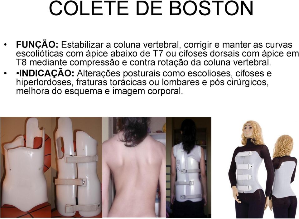 contra rotação da coluna vertebral.