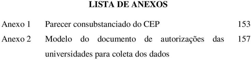 Modelo do documento de autorizações