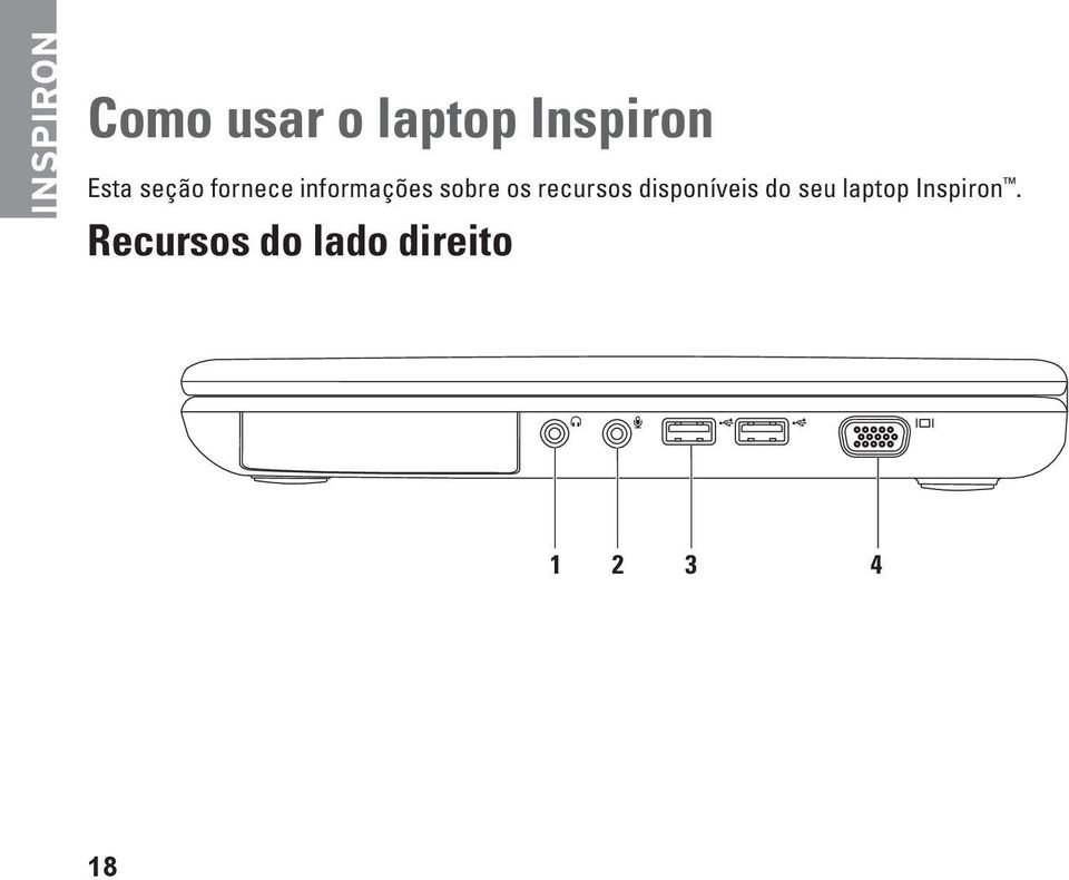 recursos disponíveis do seu laptop