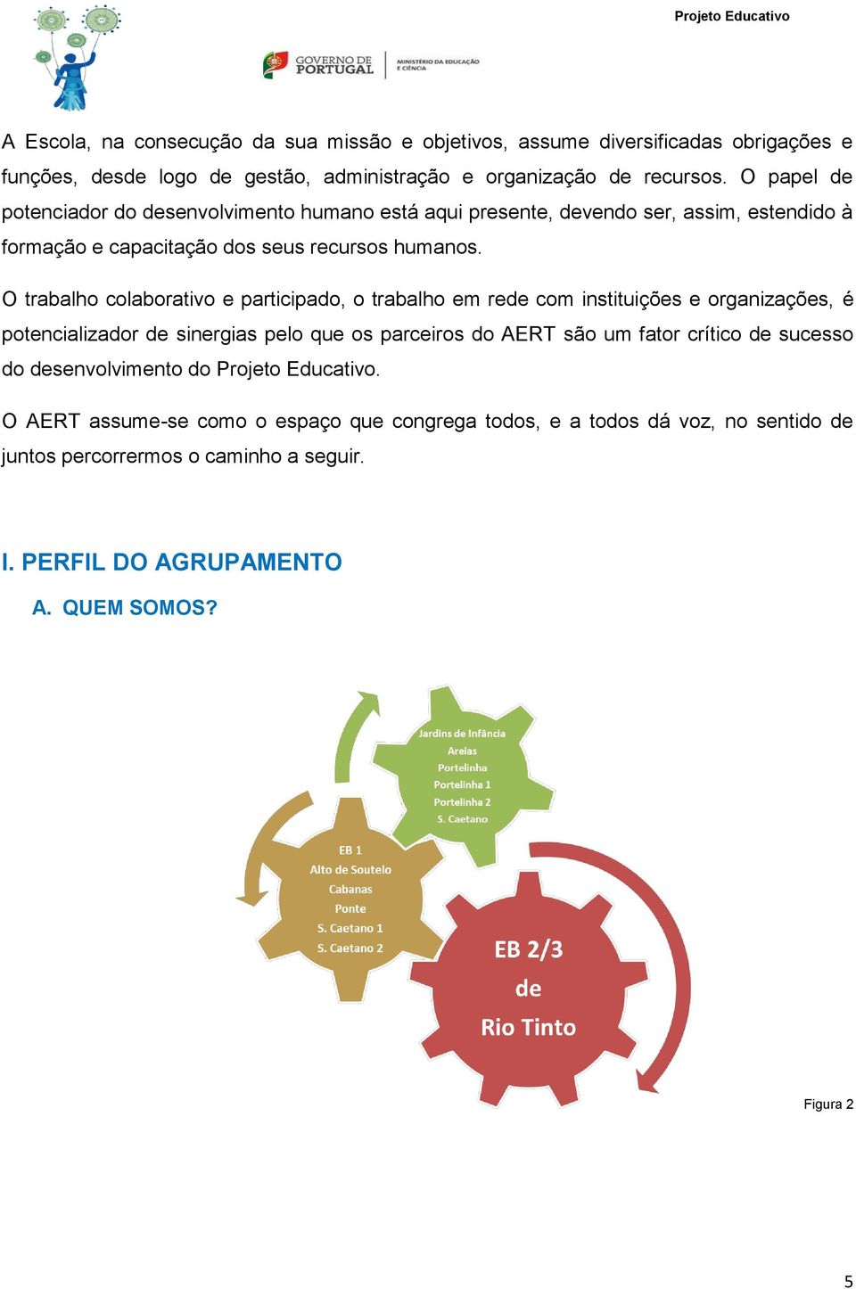 O trabalho colaborativo e participado, o trabalho em rede com instituições e organizações, é potencializador de sinergias pelo que os parceiros do AERT são um fator crítico de