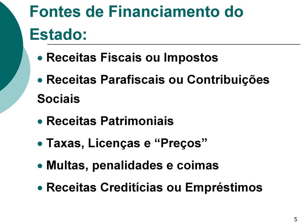 Receitas Patrimoniais Taxas, Licenças e Preços Multas,