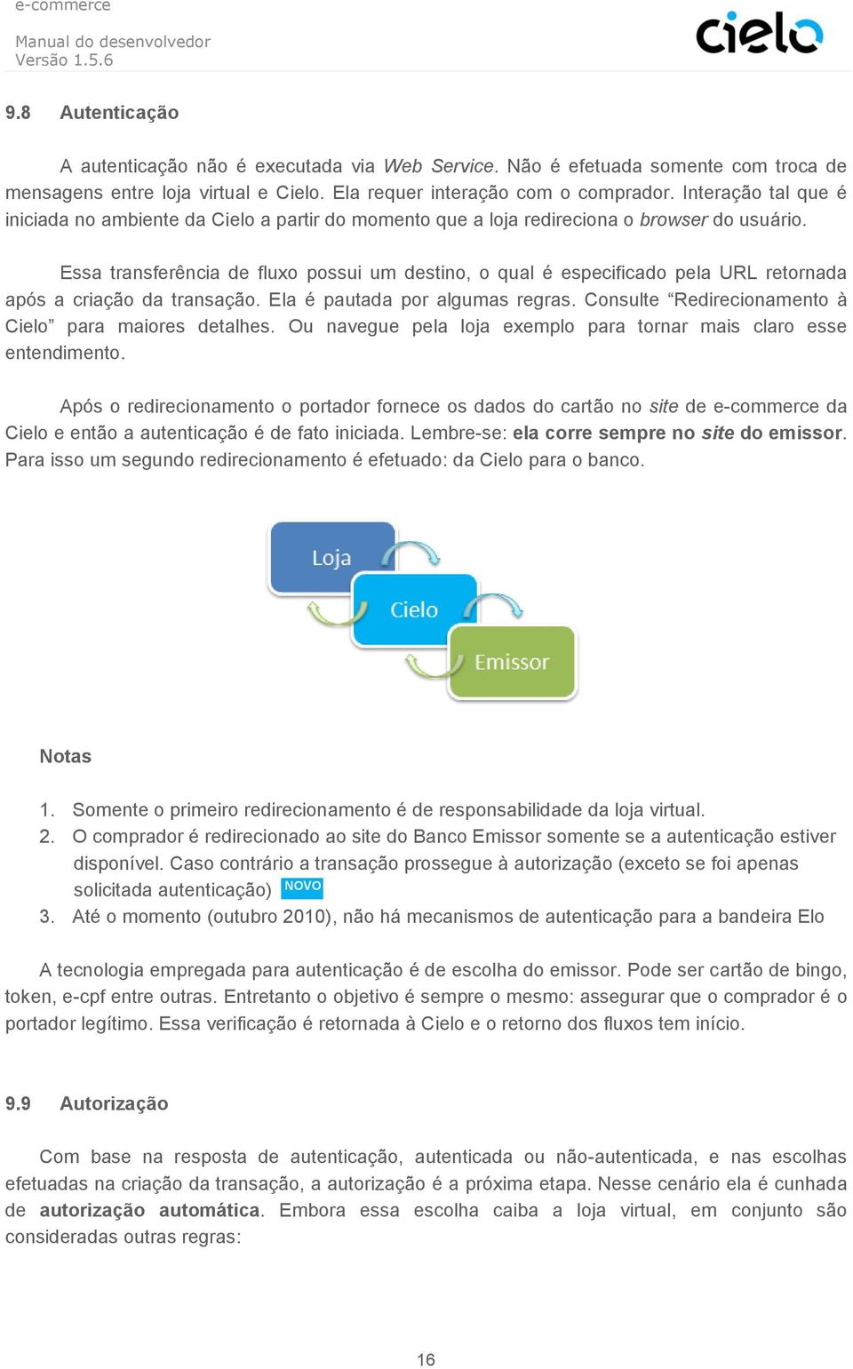 Essa transferência de fluxo possui um destino, o qual é especificado pela URL retornada após a criação da transação. Ela é pautada por algumas regras.