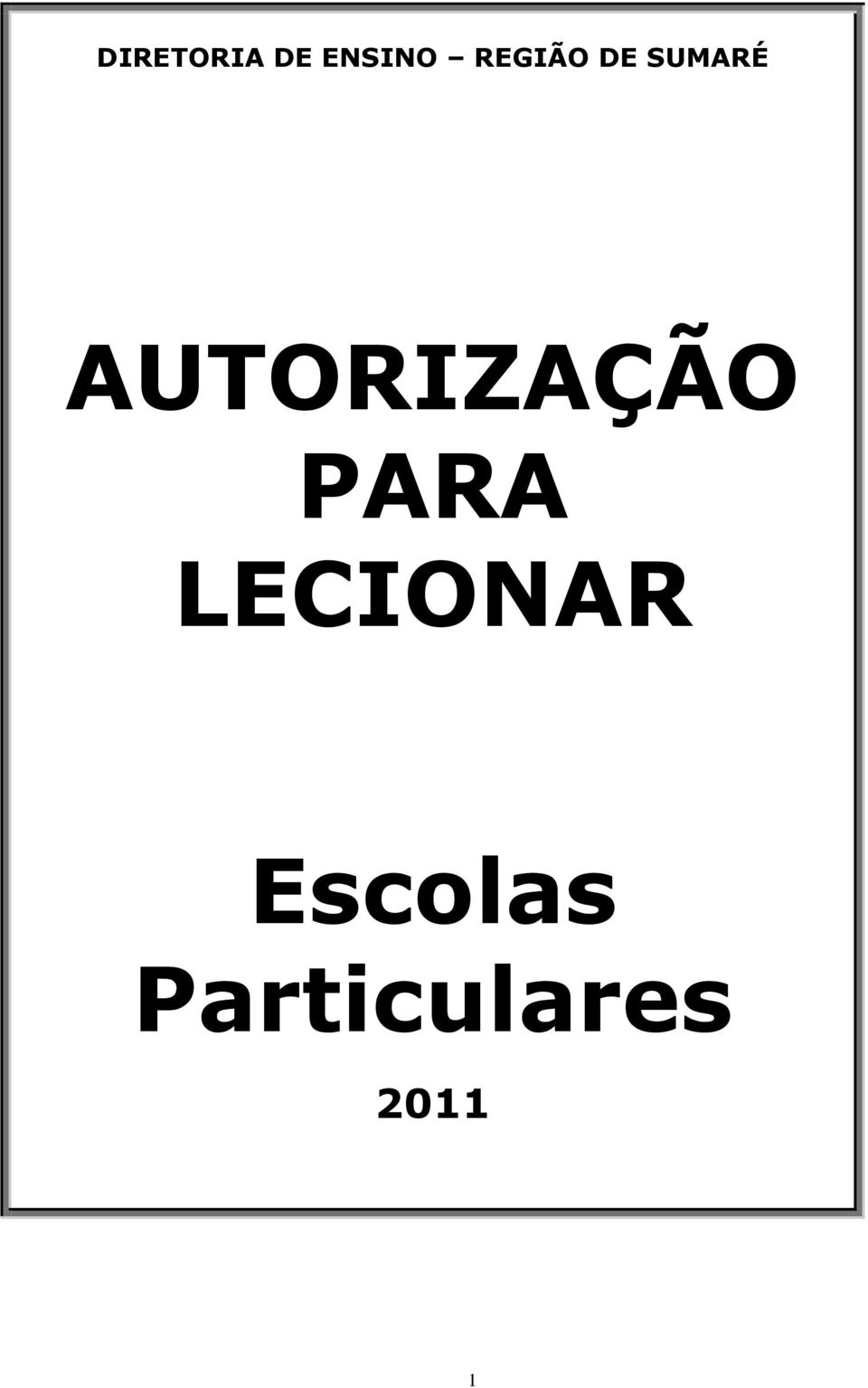 AUTORIZAÇÃO PARA