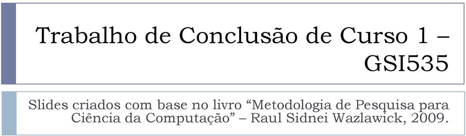 livro Metodologia de Pesquisa para