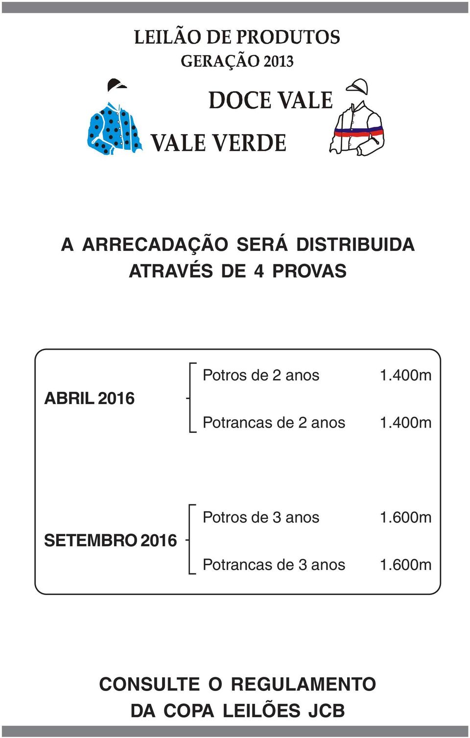 400m Potrancas de 2 anos 1.