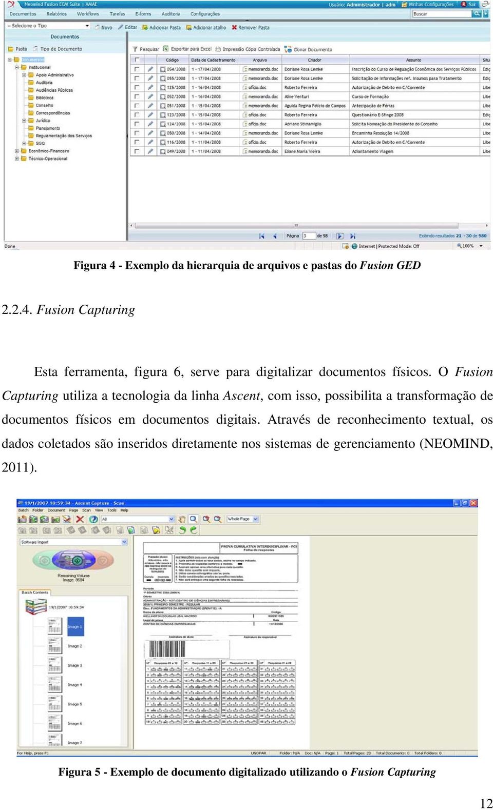 documentos digitais.