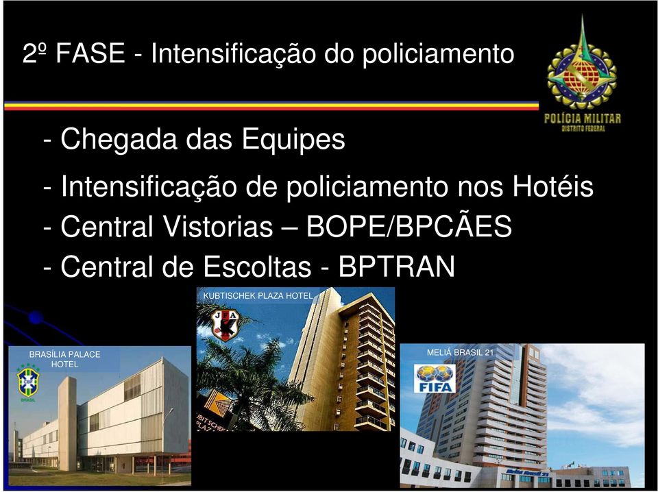 Central Vistorias BOPE/BPCÃES - Central de Escoltas -