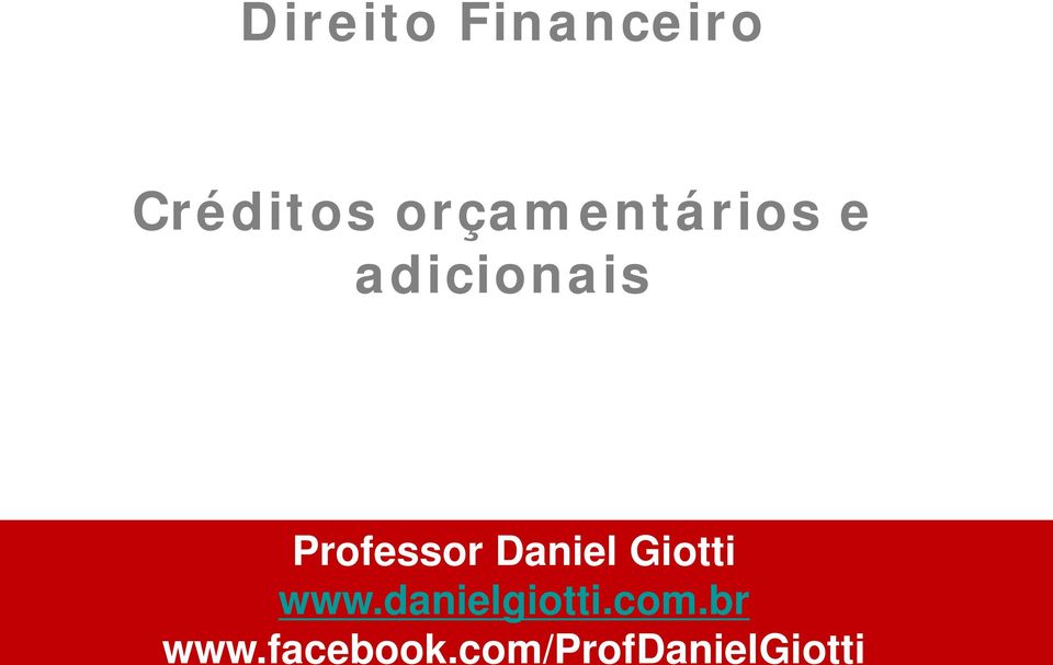 Professor Daniel Giotti www.